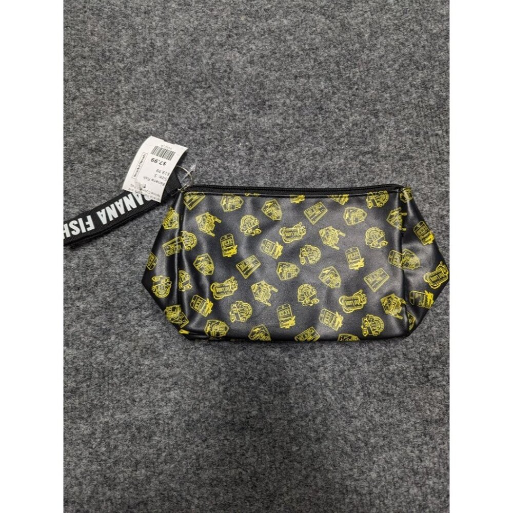 Banana Fish Black and Yellow Cosmetic Bag